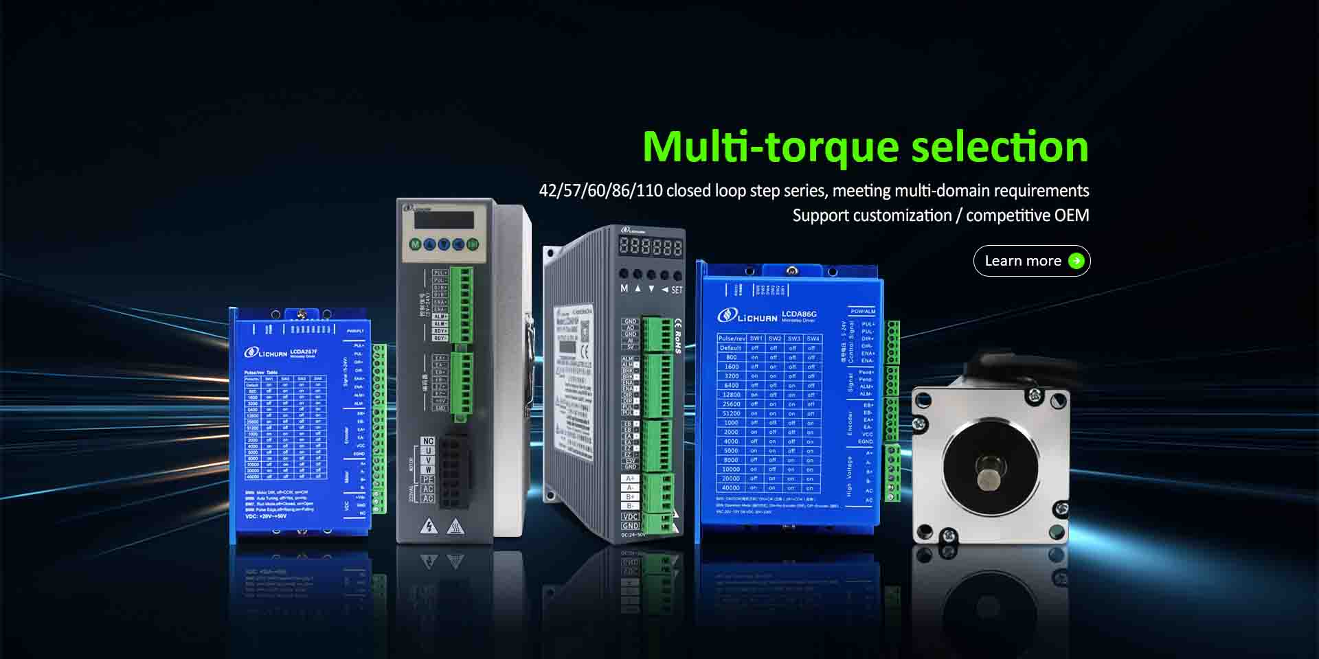 Fabbrica cinese di driver per motori passo-passo ad anello aperto ad anello chiuso