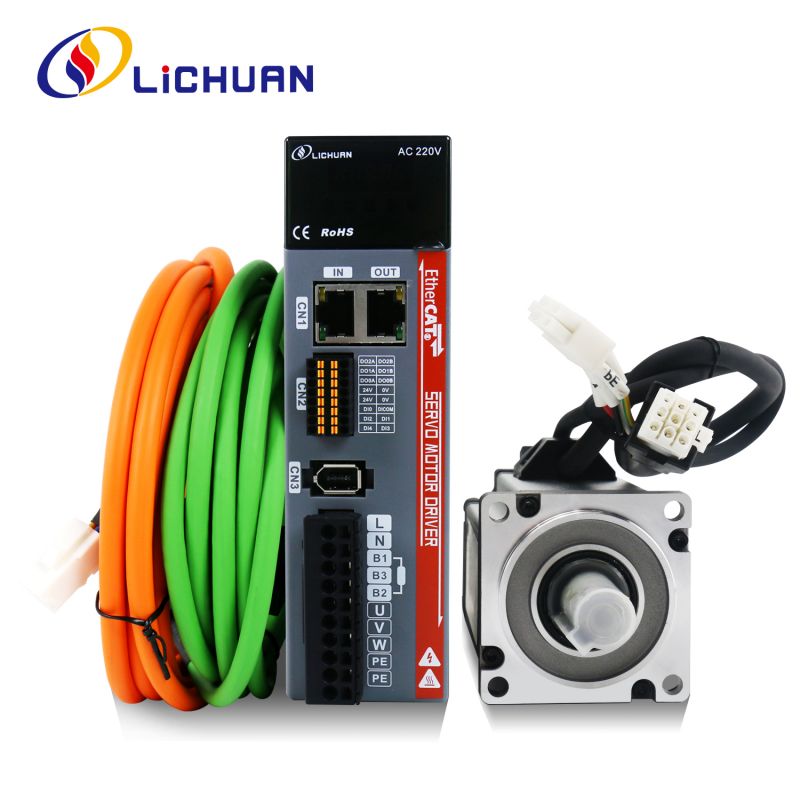 Kit servomotore CA Ethercat 200 W 3000 giri/min 0,637 nm A